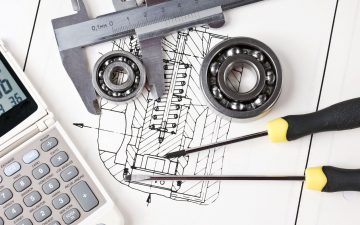 7541827 - mechanical scheme and calipers with bearing